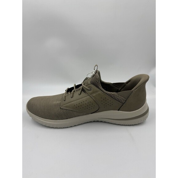 Skechers Men's Classic Fit Sneakers with Air-Cooled Memory Foam Tan Beige Sz 12 - Picture 9 of 14
